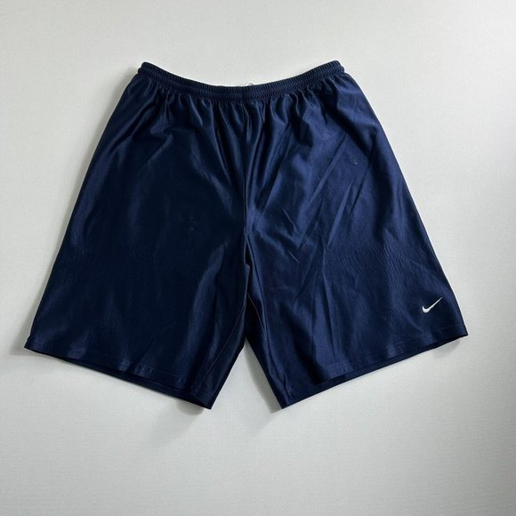 VTG Nike Basketball Shorts Workout Blue Mens Size XL 90s Y2K Gym Active Training - Picture 1 of 5
